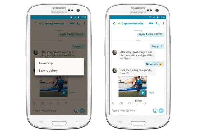 Обновленный Skype для Android умеет сохранять видеосообщения