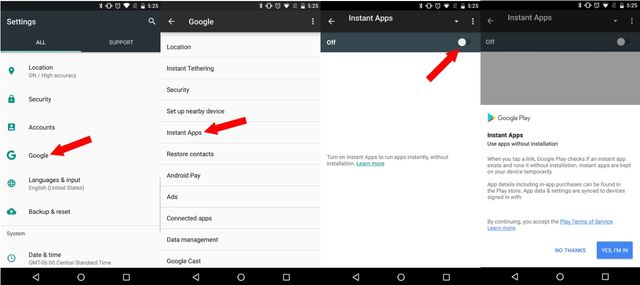 Как включить и использовать мгновенные приложения на Android